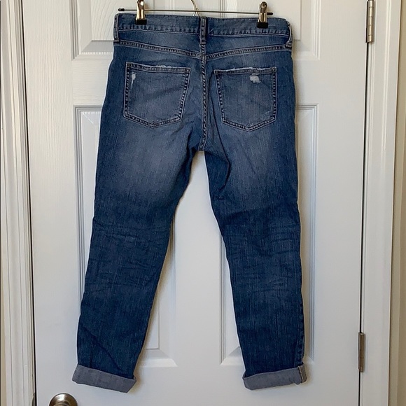 Ankle distressed cropped boyfriend jean - Picture 4 of 4